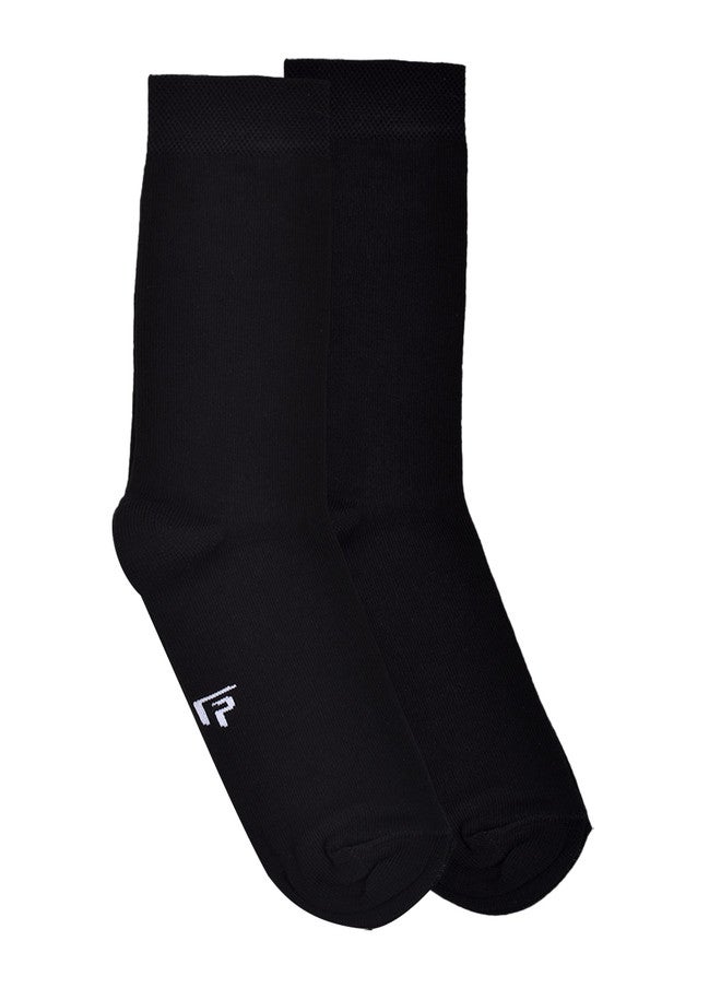 FOOTPRINTS FOOTPRINT Kids 5 Pairs Solid Anti Odour Organic Cotton Calf Length Bamboo School Socks - Image 2